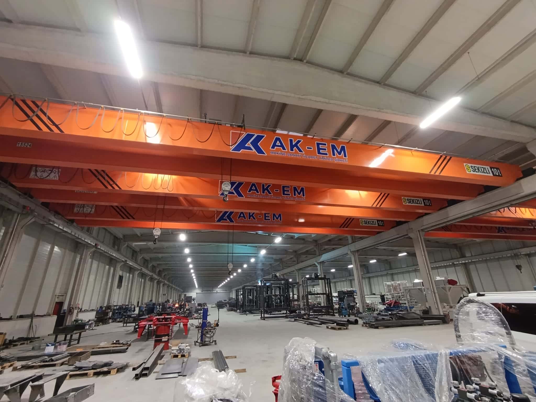 sekizli tavan vinci